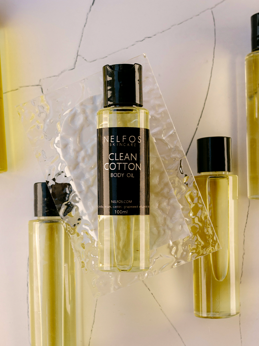 Body Oil Clean Cotton