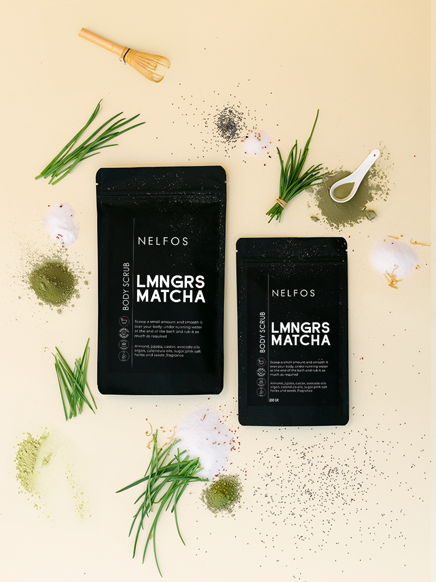 Matcha Lemongrass Body Scrub 200gr
